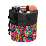 Retro Psychedelic Hippie Pattern Print Drawstring Makeup Bag