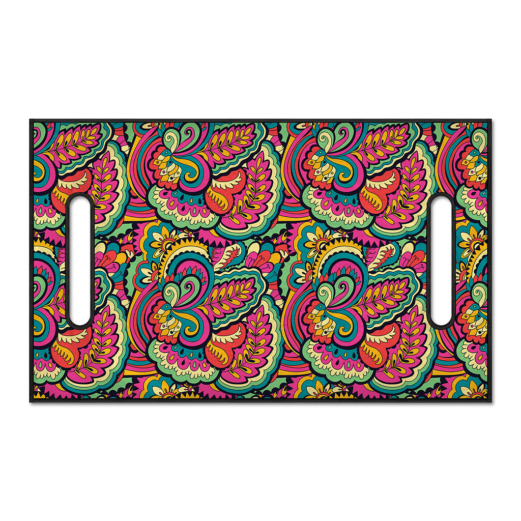 Retro Psychedelic Hippie Pattern Print Golf Cart Seat Cover