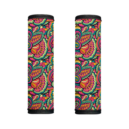 Retro Psychedelic Hippie Pattern Print Handle Covers