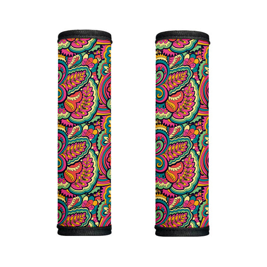 Retro Psychedelic Hippie Pattern Print Handle Covers