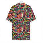 Retro Psychedelic Hippie Pattern Print Hawaiian Shirt