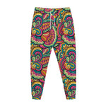 Retro Psychedelic Hippie Pattern Print Jogger Pants