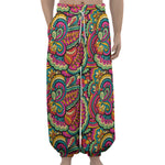 Retro Psychedelic Hippie Pattern Print Lantern Pants
