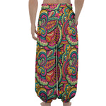 Retro Psychedelic Hippie Pattern Print Lantern Pants