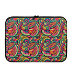 Retro Psychedelic Hippie Pattern Print Laptop Sleeve
