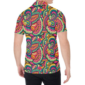 Retro Psychedelic Hippie Pattern Print Men's Shirt