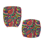 Retro Psychedelic Hippie Pattern Print Office Chair Cover