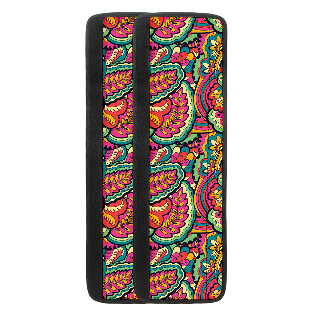 Retro Psychedelic Hippie Pattern Print Refrigerator Handle Covers