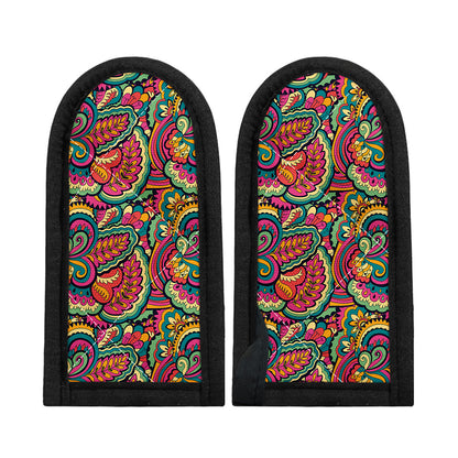 Retro Psychedelic Hippie Pattern Print Skillet Handle Cover