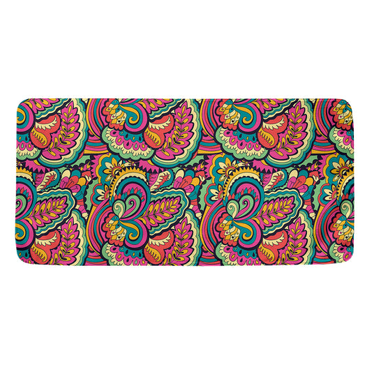 Retro Psychedelic Hippie Pattern Print Towel