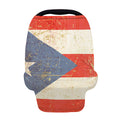 Retro Puerto Rican Flag Print Baby Seat Cover