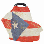 Retro Puerto Rican Flag Print Baby Seat Cover