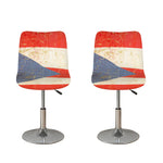 Retro Puerto Rican Flag Print Bar Stool Covers
