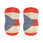 Retro Puerto Rican Flag Print Bar Stool Covers