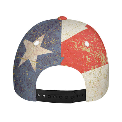 Retro Puerto Rican Flag Print Baseball Cap