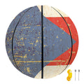 Retro Puerto Rican Flag Print Basketball