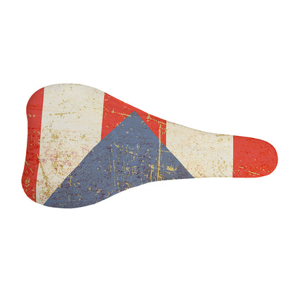 Retro Puerto Rican Flag Print Bicycle Seat Cover