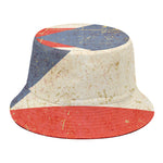 Retro Puerto Rican Flag Print Bucket Hat
