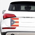Retro Puerto Rican Flag Print Car Sticker