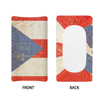 Retro Puerto Rican Flag Print Changing Pad Cover