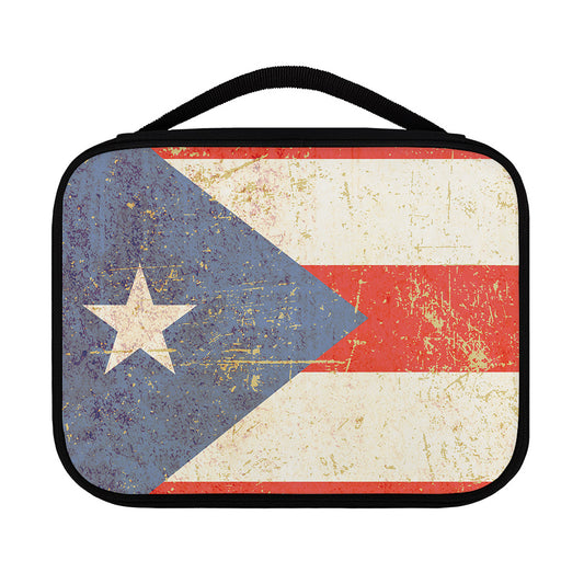 Retro Puerto Rican Flag Print Classic Bible Case