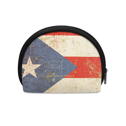 Retro Puerto Rican Flag Print Coin Purse