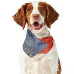 Retro Puerto Rican Flag Print Dog Bandana