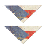 Retro Puerto Rican Flag Print Dog Bandana