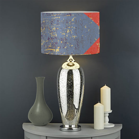 Retro Puerto Rican Flag Print Drum Lamp Shade
