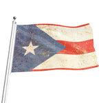 Retro Puerto Rican Flag Print Flag