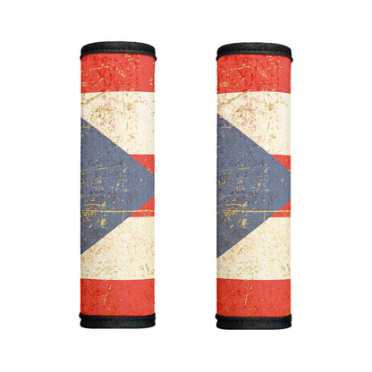 Retro Puerto Rican Flag Print Handle Covers