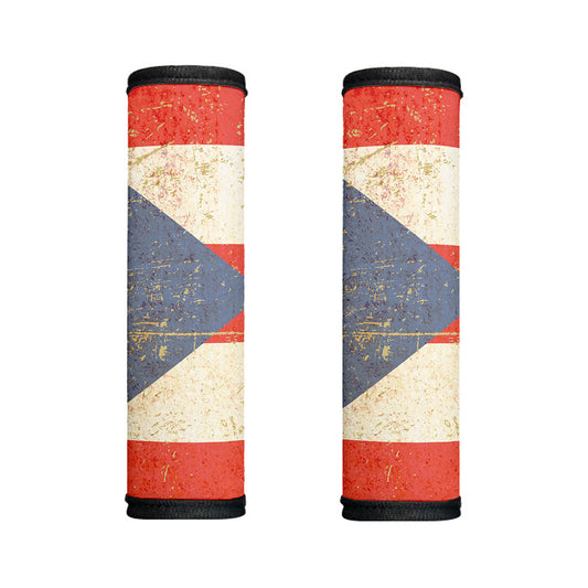 Retro Puerto Rican Flag Print Handle Covers
