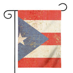 Retro Puerto Rican Flag Print House Flag