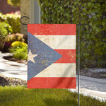 Retro Puerto Rican Flag Print House Flag