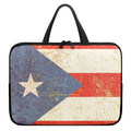 Retro Puerto Rican Flag Print Laptop Sleeve With Handle