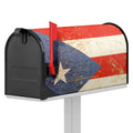 Retro Puerto Rican Flag Print Mailbox Cover