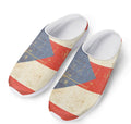 Retro Puerto Rican Flag Print Mesh Casual Shoes