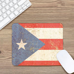 Retro Puerto Rican Flag Print Mouse Pad