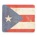 Retro Puerto Rican Flag Print Mouse Pad