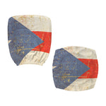 Retro Puerto Rican Flag Print Office Chair Cover