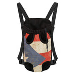 Retro Puerto Rican Flag Print Pet Carrier Backpack