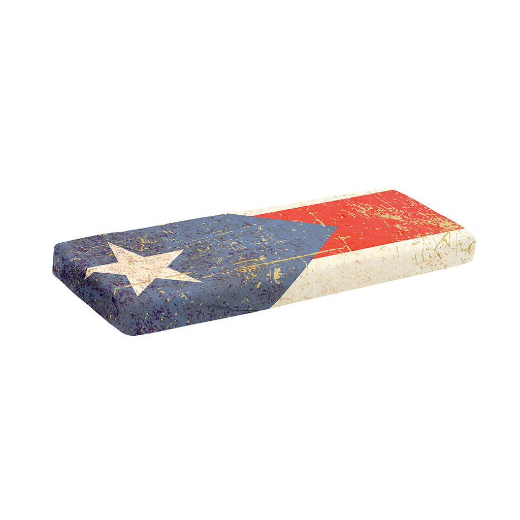 Retro Puerto Rican Flag Print Piano Keyboard Cover