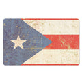 Retro Puerto Rican Flag Print Polyester Doormat