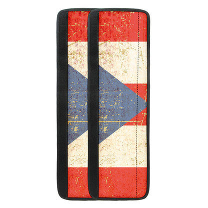 Retro Puerto Rican Flag Print Refrigerator Handle Covers