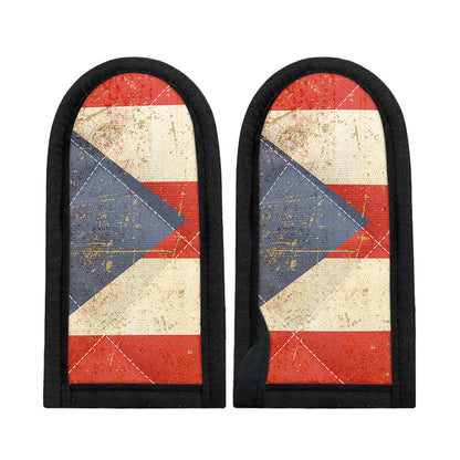 Retro Puerto Rican Flag Print Skillet Handle Cover