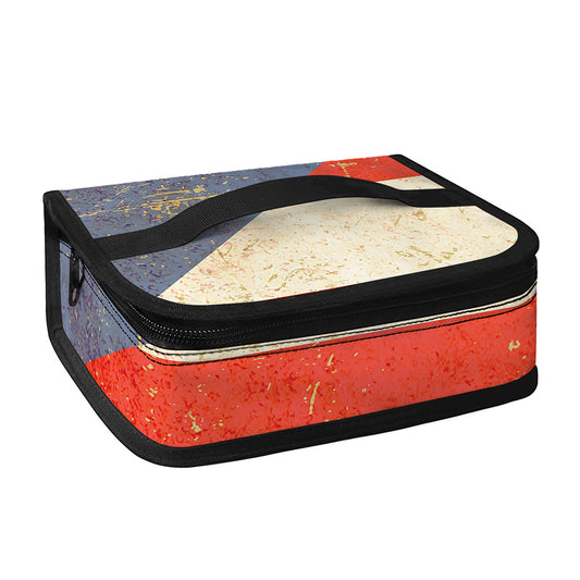Retro Puerto Rican Flag Print Small Lunch Bag