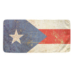 Retro Puerto Rican Flag Print Towel