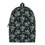 Retro Sea Turtle Pattern Print Backpack
