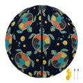 Retro Sea Turtle Pattern Print Basketball