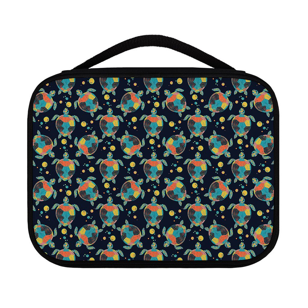 Retro Sea Turtle Pattern Print Classic Bible Case